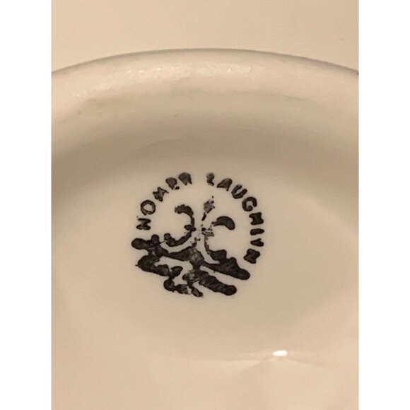 Vintage Homer Laughlin Gravy Boat Eggshell Sauce Boat Embossed Serving Handle - Picture 2 of 12